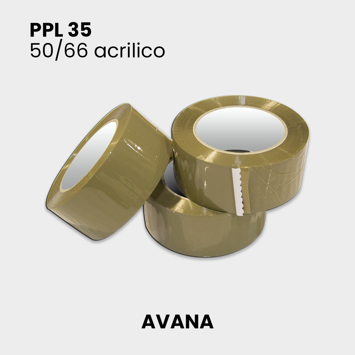 Nastro adesivo avana PPL 35 altezza 50 mm lunghezza 66 metri