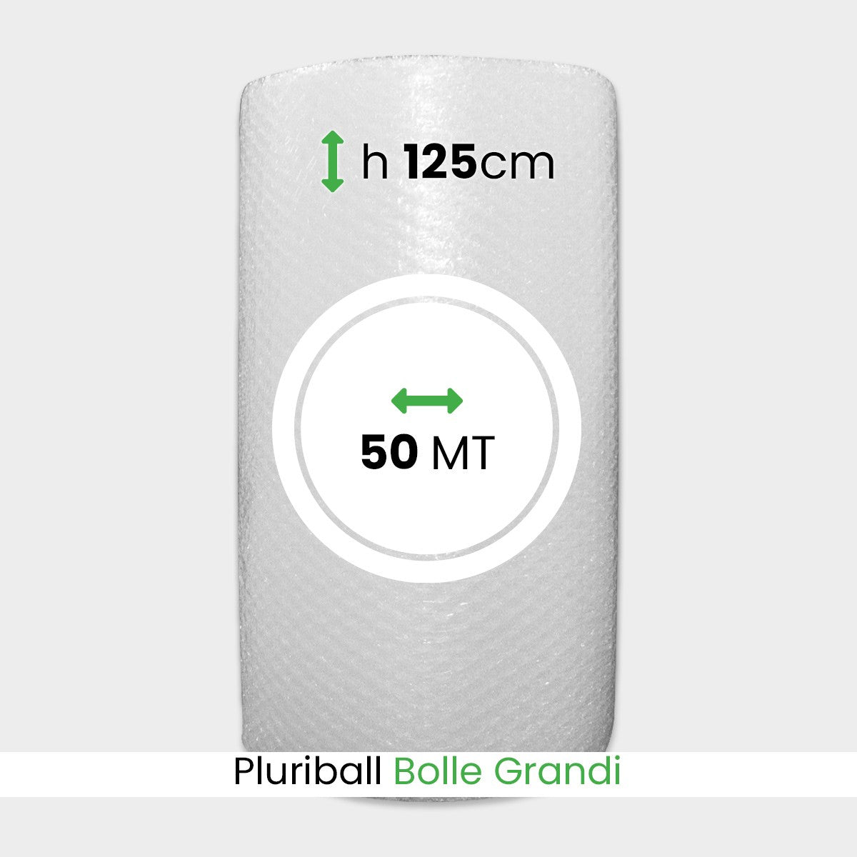 Bobina Pluriball bolle grandi altezza 125 cm lunghezza 50 mt