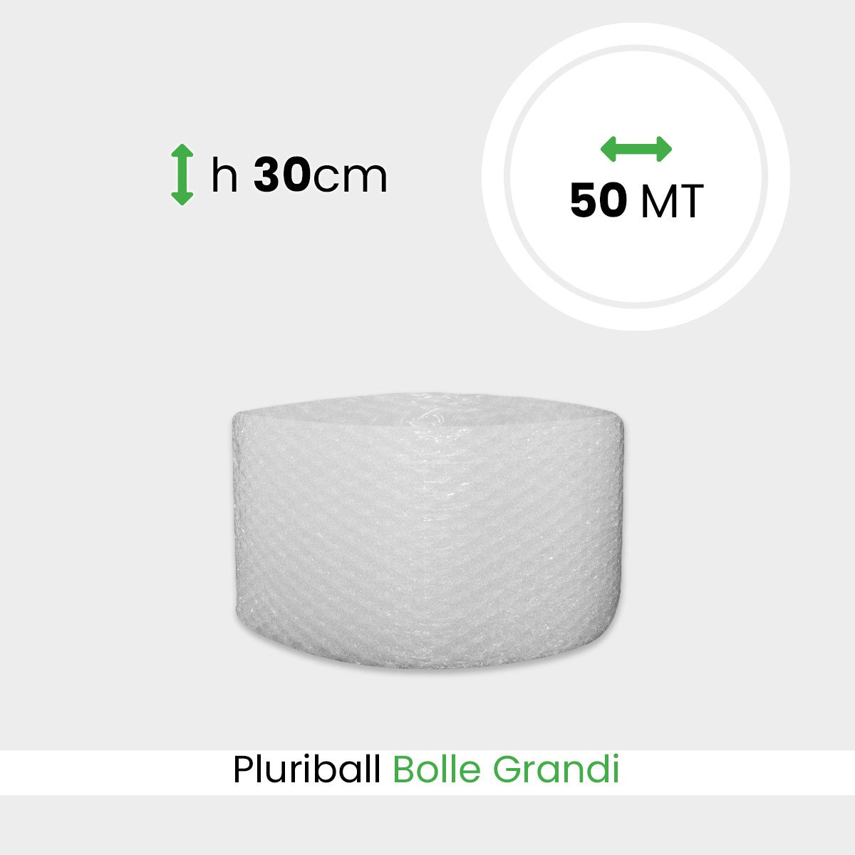 Bobina Pluriball bolle grandi altezza 30 cm lunghezza 50 mt