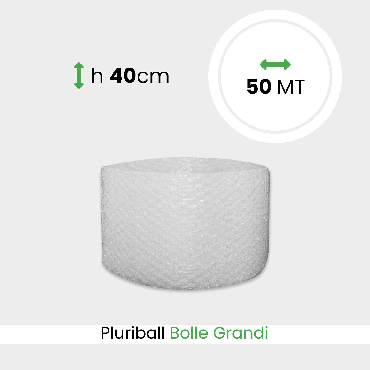 Bobina Pluriball bolle grandi altezza 40 cm lunghezza 50 mt