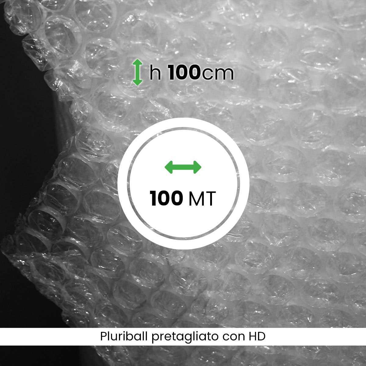 Pluriball Economico Pretagliato 50 gr + HD H 100 cm
