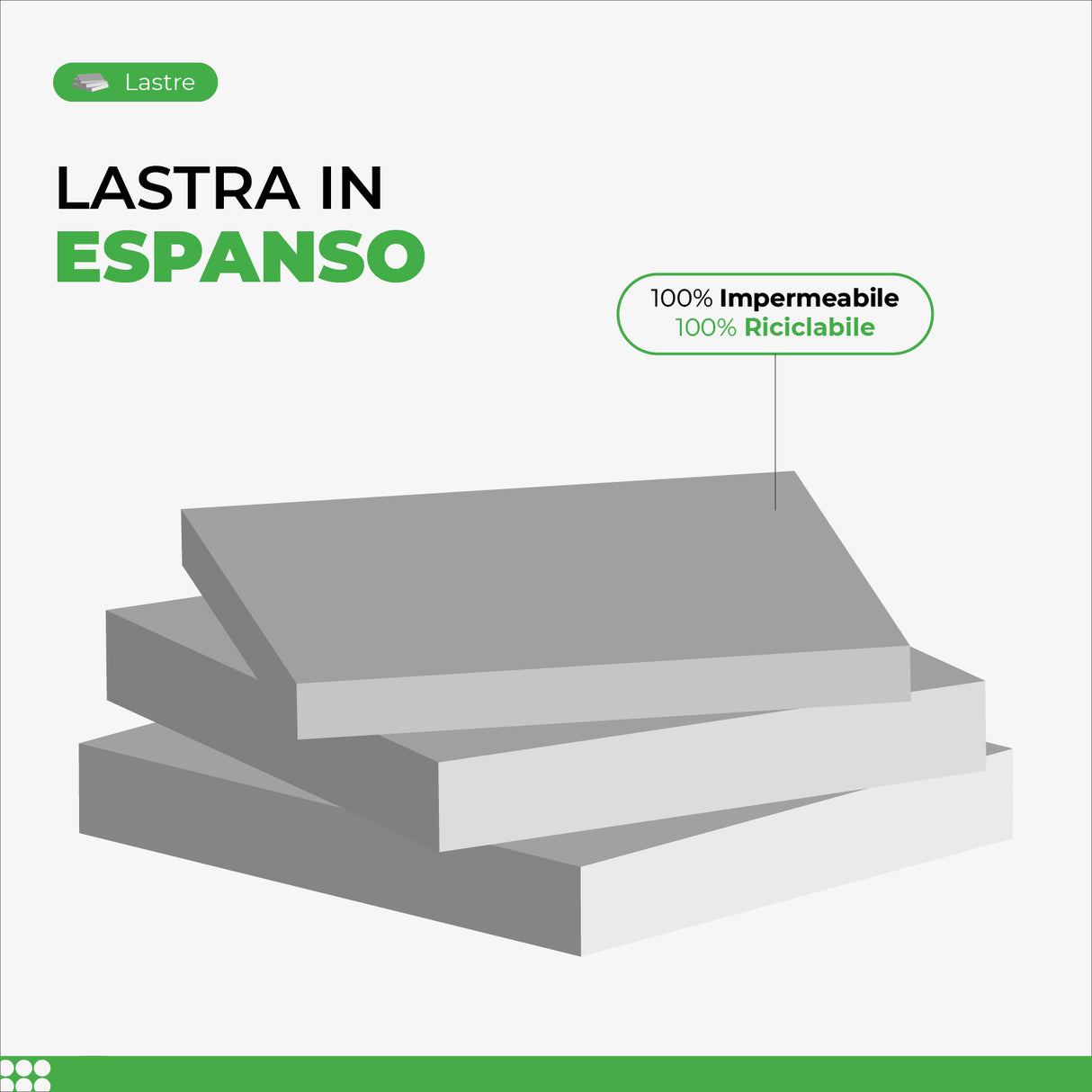 Lastra in PE Bianco 120 x 200 cm