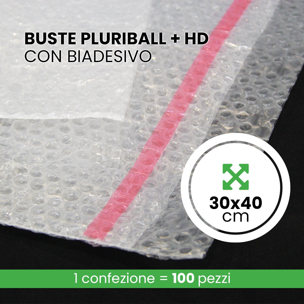 Buste Pluriball + HD 30x40 cm