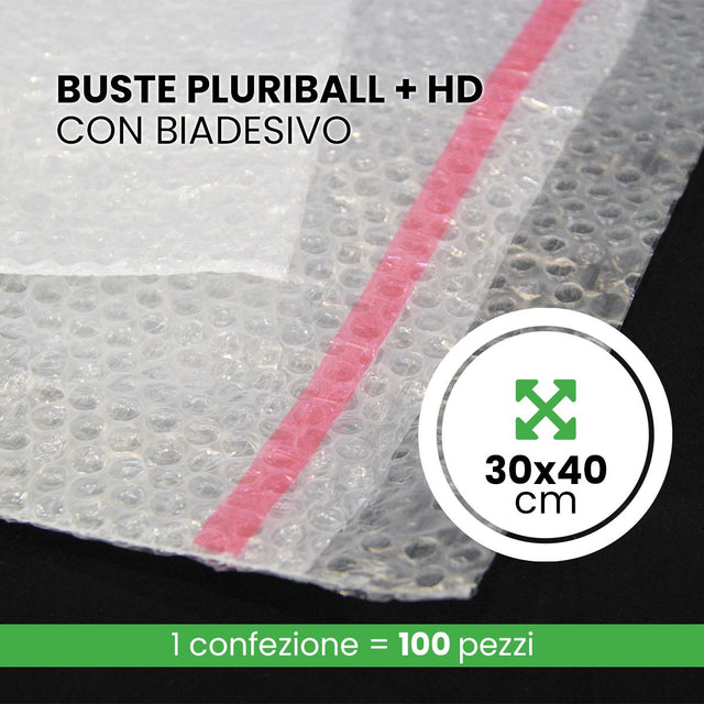 Buste Pluriball + HD 30x40 cm