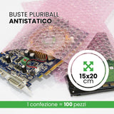 Busta Antistatico Rosa 15x20 cm
