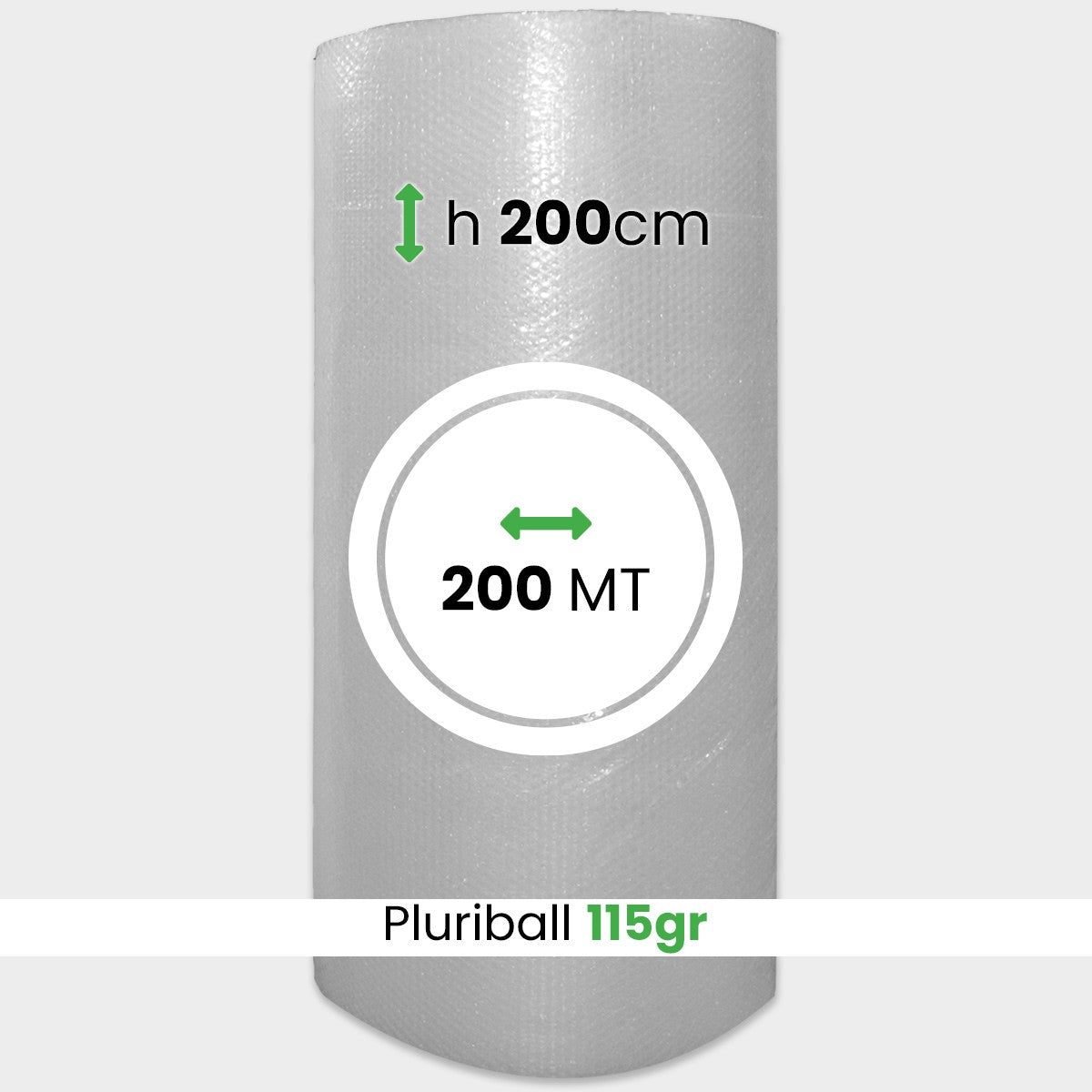 Pluriball pesante altezza 200 cm