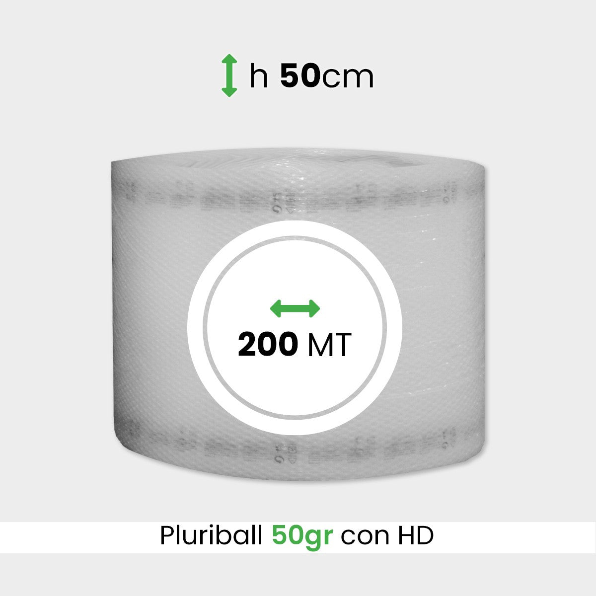 Pluriball leggero altezza 50 cm