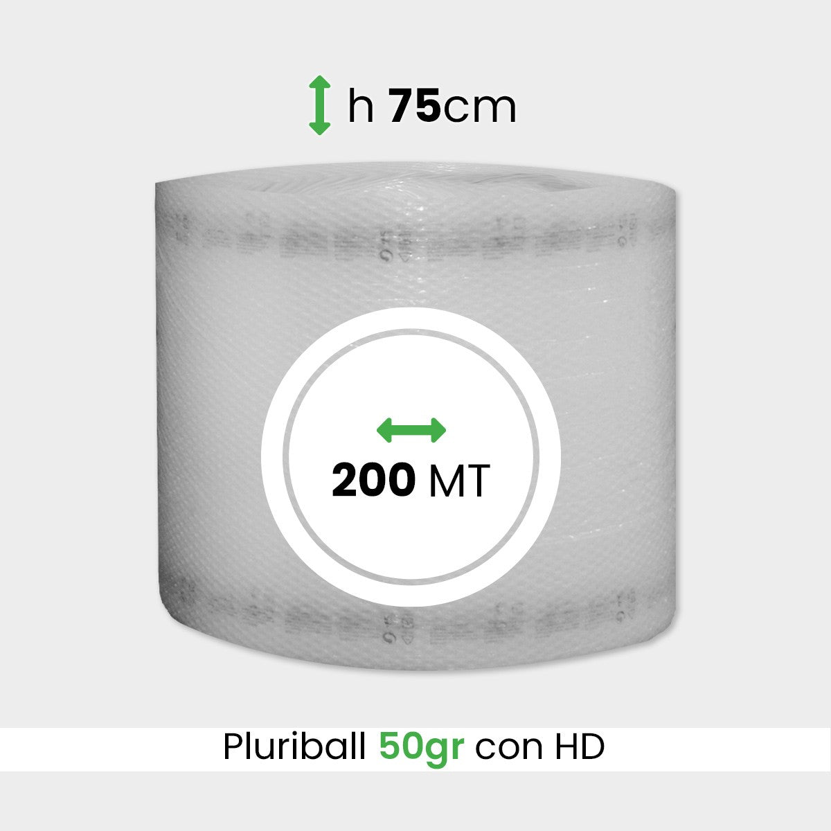 Pluriball leggero altezza 75 cm
