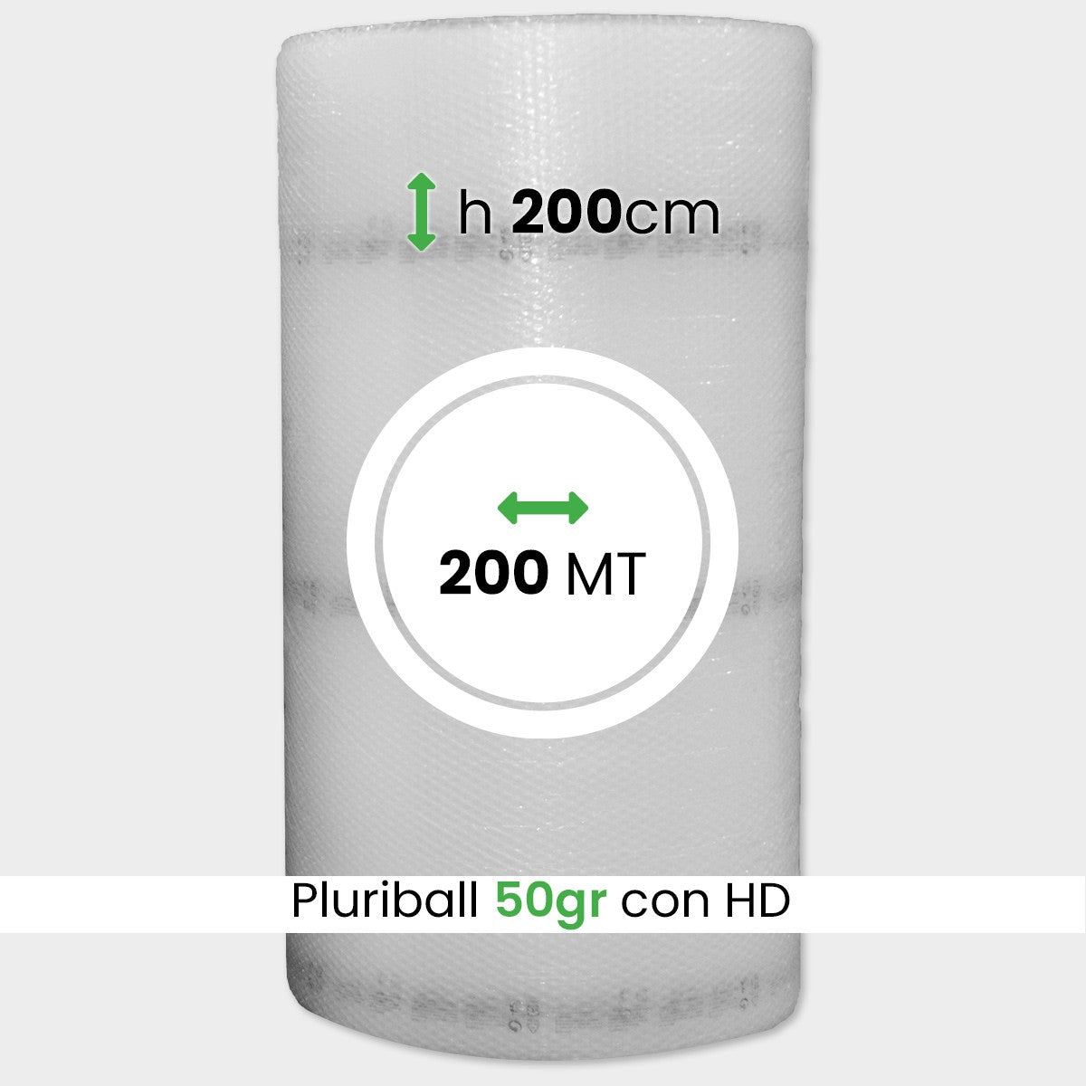 Pluriball leggero altezza 200 cm