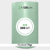 Rotolo pluriball riciclato altezza 125 cm