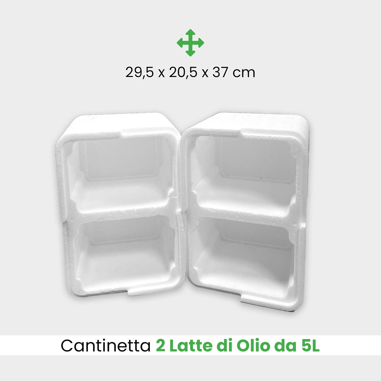 Cantinetta per 2 latte di olio da 5L