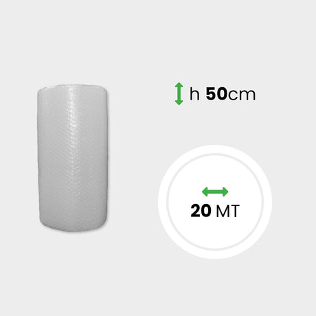 Miniroll Pluriball 35 gr H 50 cm lunghezza 20 mt