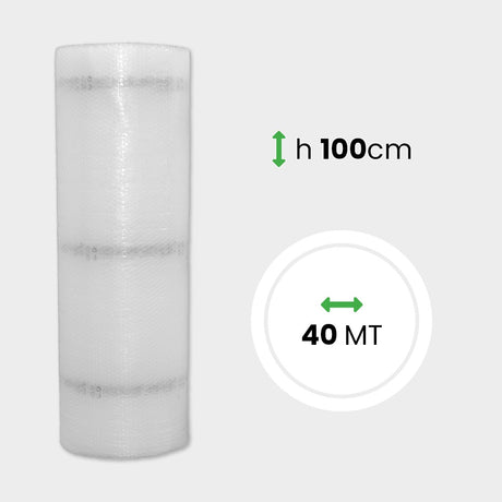 Pluriball Miniroll 35 gr + HD H 100 cm L 40 mt