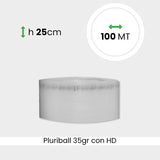 bobina di pluriball economico rinforzato con HD altezza 25cm lunghezza 100m