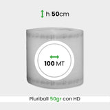 bobina di pluriball leggero rinforzato con HD altezza 50cm lunghezza 100m