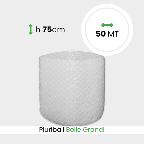 Bobina Pluriball bolle grandi altezza 75 cm lunghezza 50 mt