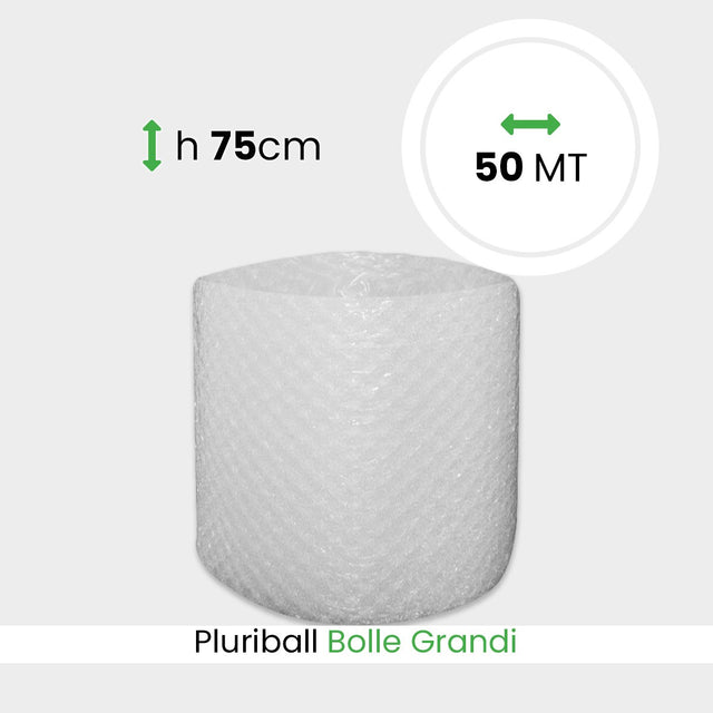 Bobina Pluriball bolle grandi altezza 75 cm lunghezza 50 mt
