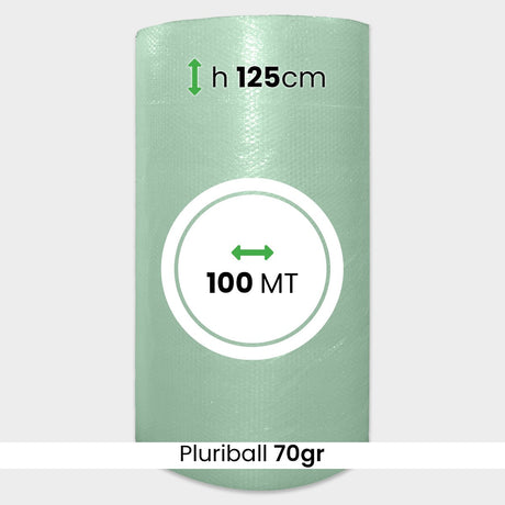 Rotolo Pluriball bolle grandi altezza 125 cm lunghezza 100 mt