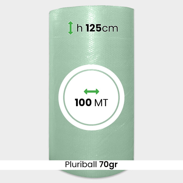 Rotolo Pluriball bolle grandi altezza 125 cm lunghezza 100 mt