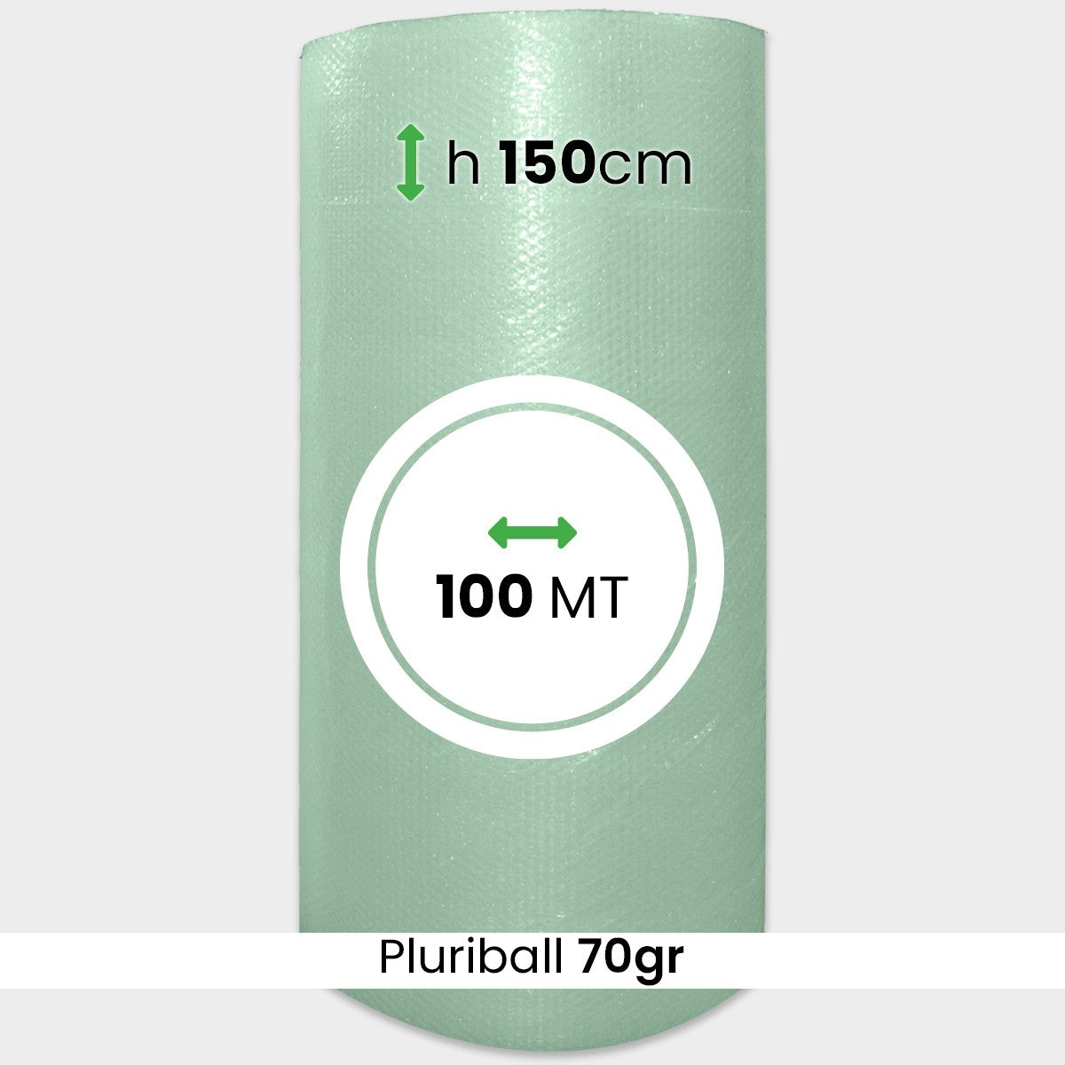 Rotolo Pluriball bolle grandi altezza 150 cm lunghezza 100 mt