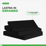 Lastra in PE Nero 120 x 200 cm