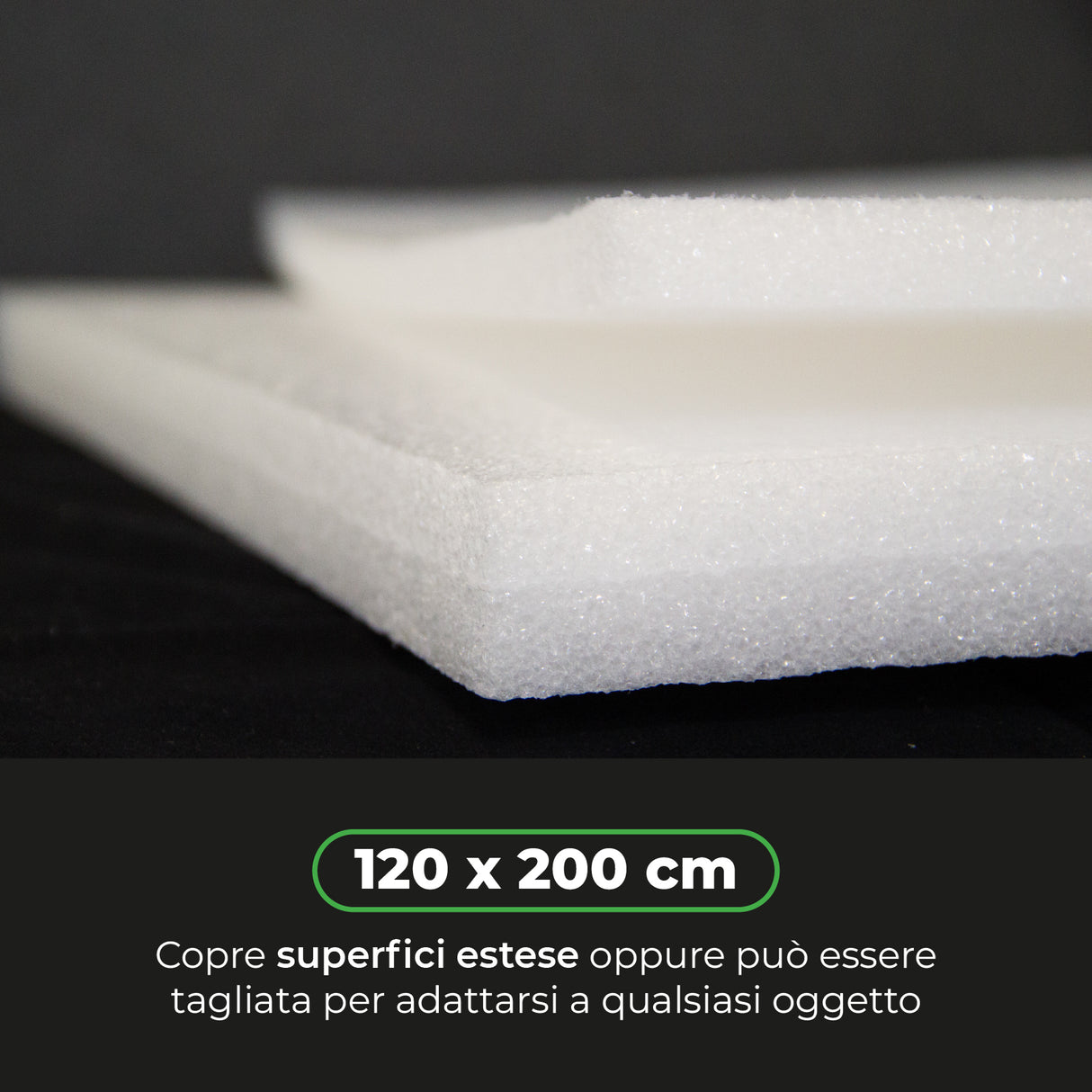 Lastra in PE Bianco 120 x 200 cm