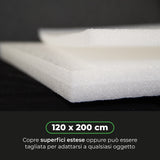 Lastra in PE Bianco 120 x 200 cm