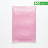 Busta in Pluriball Antistatico Rosa 100 pezzi
