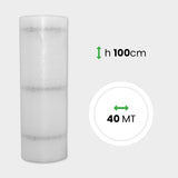 Miniroll di pluriball 35 gr + HD alto 100 cm lungo 5 metri